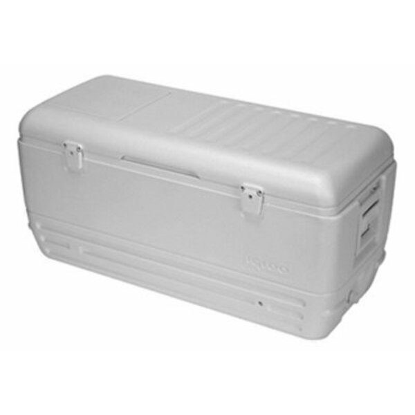 Igloo Chest Cooler, 150 Qt Cooler, Polyethylene, White, Up To 2 Days Ice Retention 44363